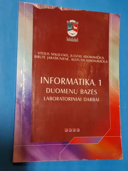 Informatika 1: Duomenų bazės: laboratoriniai darbai