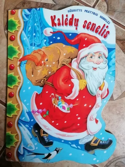 Kalėdų senelis. Užduotys, pratybos, minklės