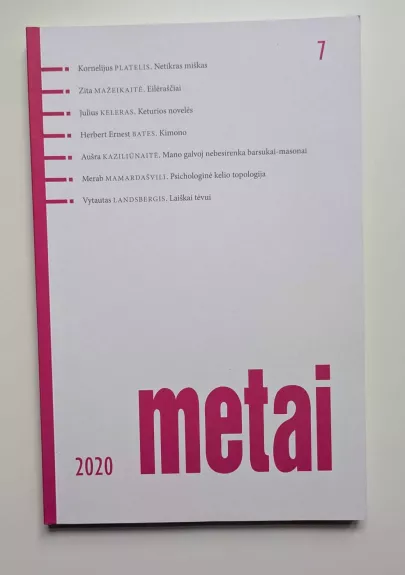 Metai, 2020 m. Nr. 7