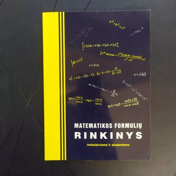 Matematikos formulių rinkinys moksleiviams ir studentams