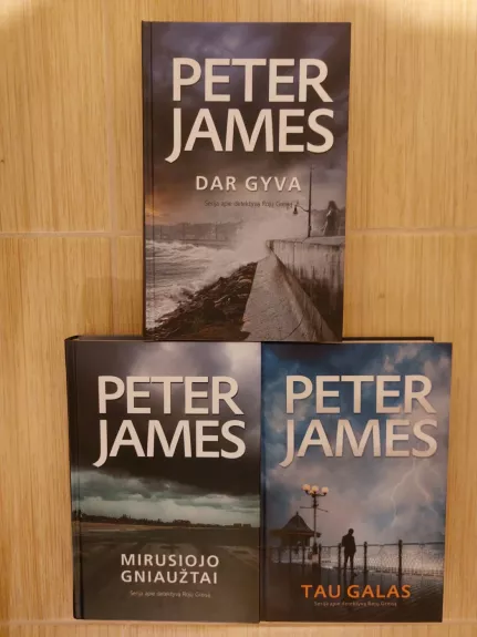 Peter James knygų rinkinys: Dar gyva, Mirusiojo gniaužtai, Tau galas