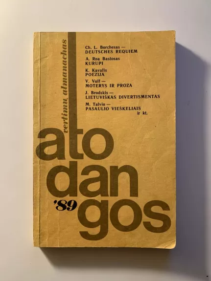 Atodangos’89. Vertimų almanachas