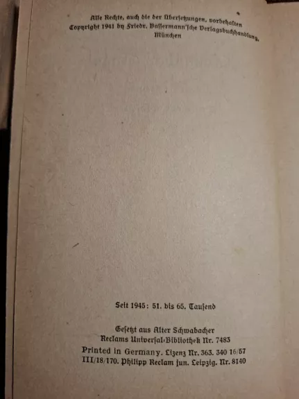 Die ängstliche Nacht