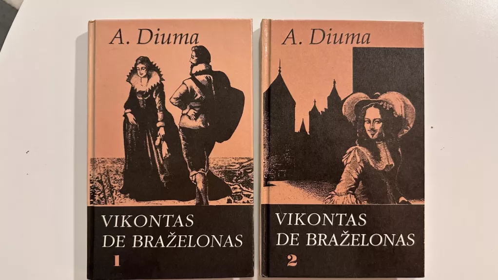 Vikontas De Braželonas 2 dalys