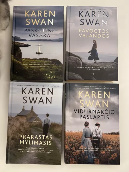 Knygų serija Laukinė sala (Paskutinė vasara, Pavogtos valandos, Prarastas mylimasis, Vidurnakčio paslaptis)