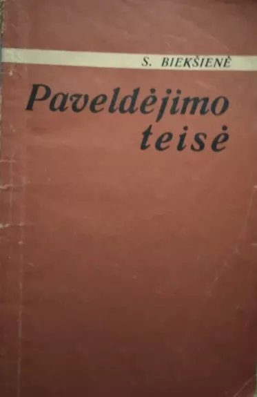 Paveldėjimo teisė