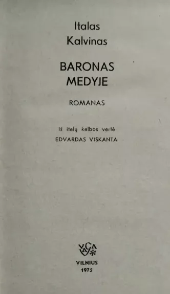 Baronas medyje