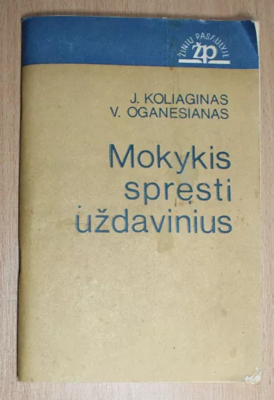 Mokykis spręsti uždavinius
