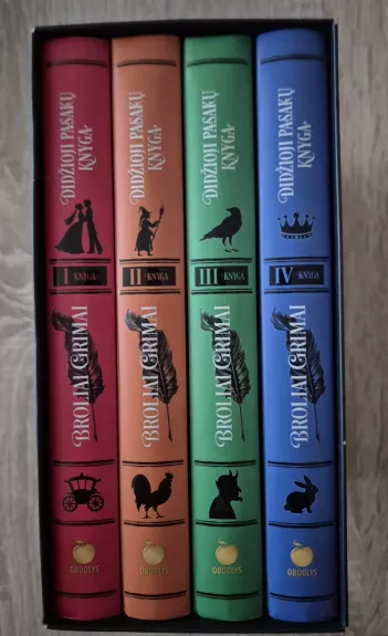 DIDŽIOJI PASAKŲ KNYGA: garsieji Broliai Grimai būtų sužavėti – tai pats nuostabiausias gražiausių pasaulyje pasakų rinkinys vaikams kolekcinėje dėžutėje