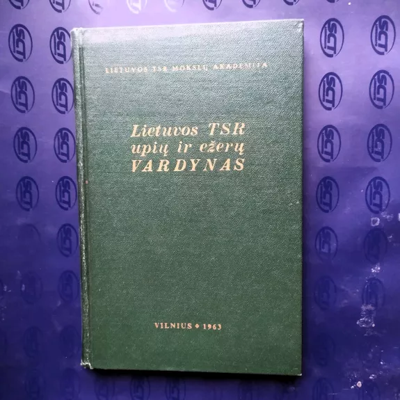 Lietuvos TSR upių ir ežerų vardynas