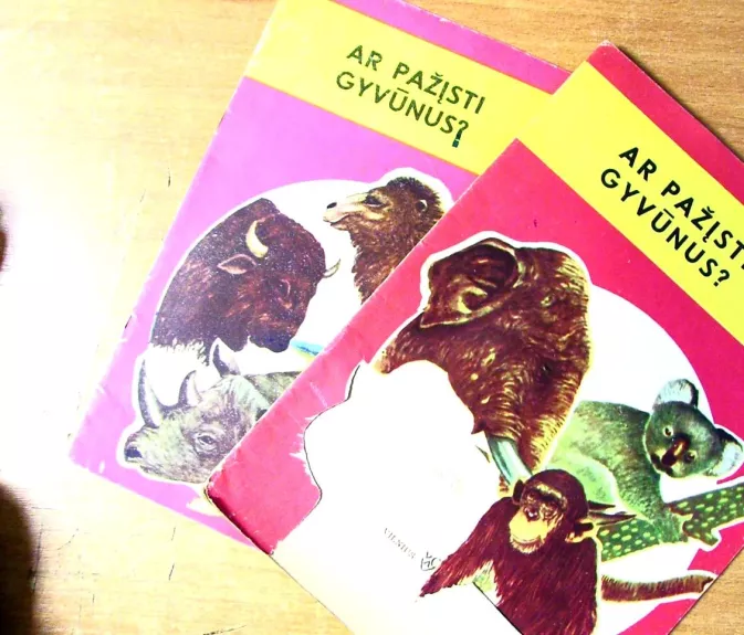 Ar pažįsti gyvūnus?