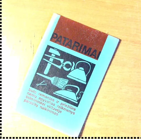 Patarimai. (parazitų naikinimas)