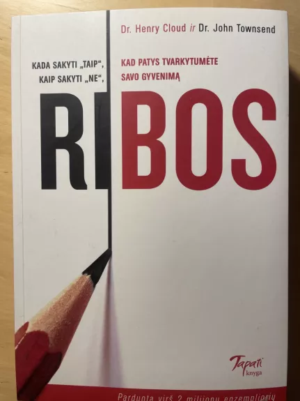 Ribos. Kada sakyti „taip“, kaip sakyti „ne“, kad patys tvarkytumėte savo gyvenimą