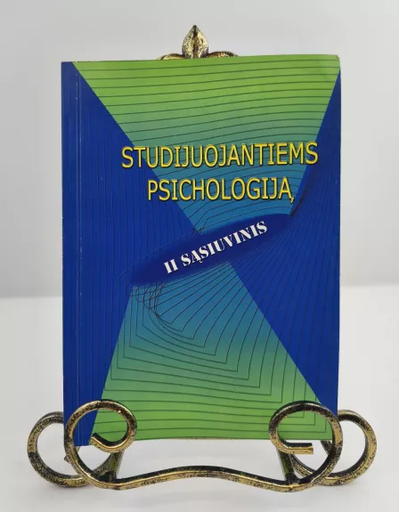 Studijuojantiems psichologiją. II sąsiuvinis