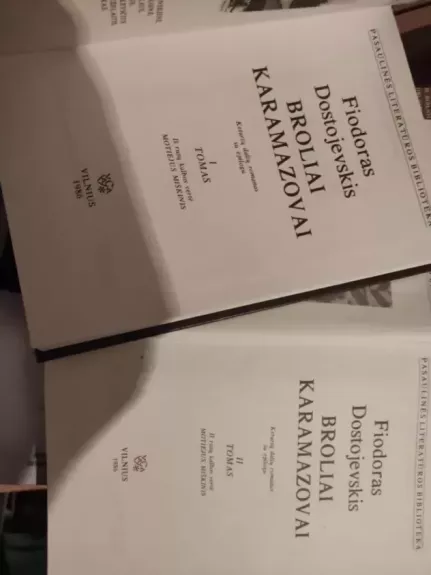 Broliai Karamazovai (2 knygos)