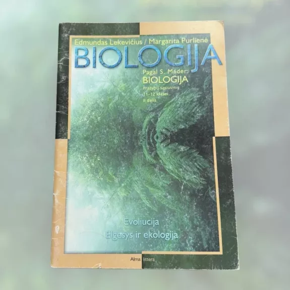 Biologija pagal S. Mader: Biologija pratybų sąsiuvinis 11-12 klasei
