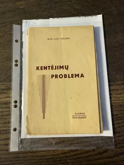 Kentėjimų problema