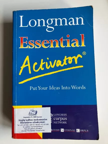 Longman Essential Activator