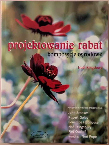 Flowerbed design. Garden compositions.