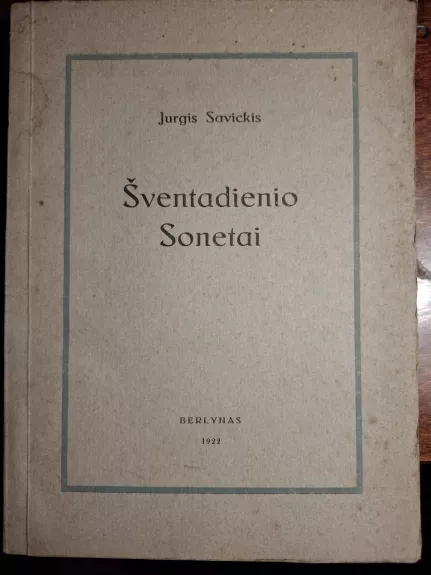 Šventadienio sonetai