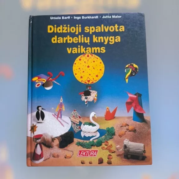 Didžioji spalvota darbelių knyga vaikams