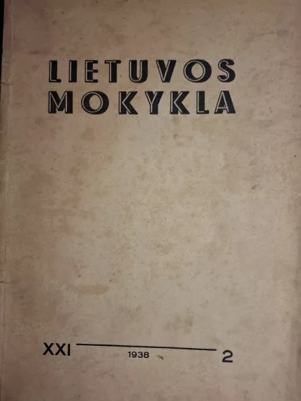Lietuvos mokykla 1938