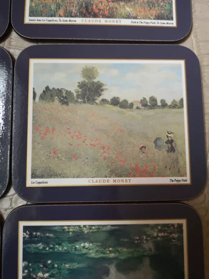 Jason kamštiniai padėkliukai su Claude Monet paveikslais