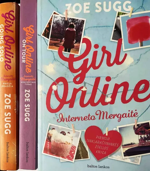 3 knygos: Interneto Mergaitė / Koncertinis turas  / Nauja pradžia