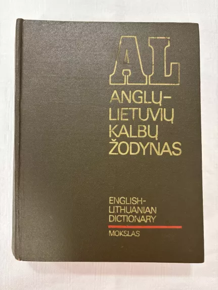 Anglų-lietuvių kalbų žodynas