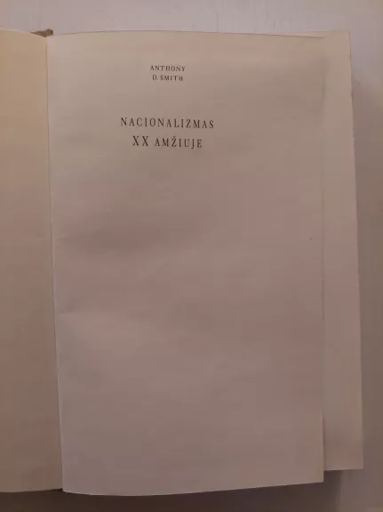 Nacionalizmas XX amžiuje