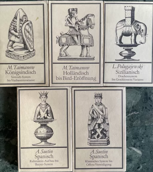 Hollandish, Konigsindish, Spanish (Klassisches system), Sicilianish, Spanish (Rubinstein)