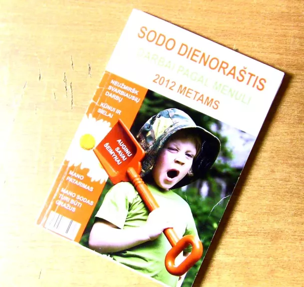 Sodo dienoraštis. Darbai pagal mėnulį 2012 metams
