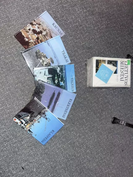 Lietuvos miestai. Lietuvos miestai: kolekcinis knygų rinkinys su dėžute