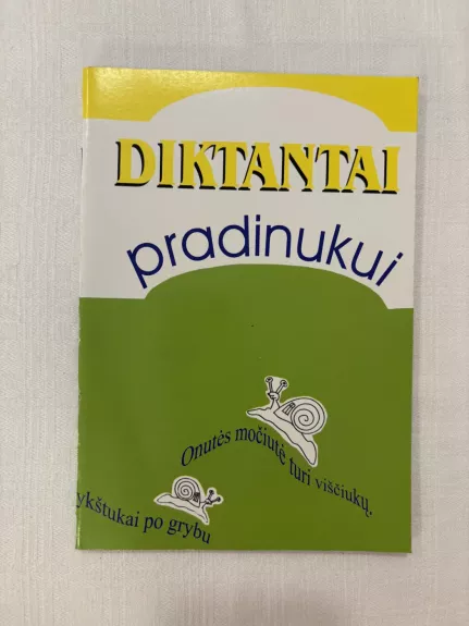 Diktantai pradinukui