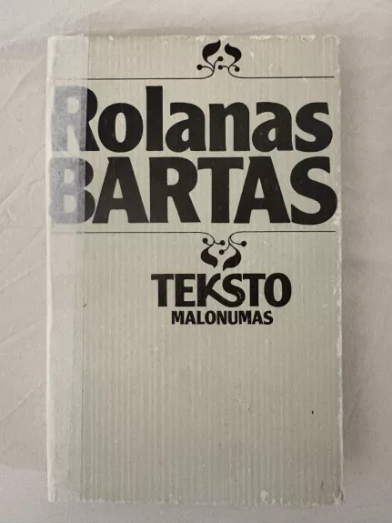 Teksto malonumas