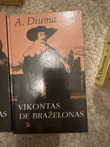 Vikontas de Braželonas (1-5 tomai)