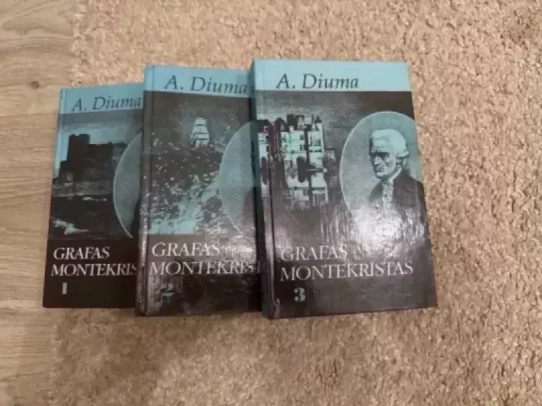 Grafas Montekristas 1,2,3 dalys