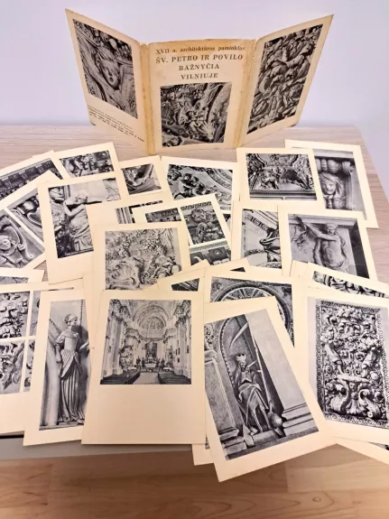 Šv. Petro ir Povilo bažnyčia Vilniuje atvirukų komplektas