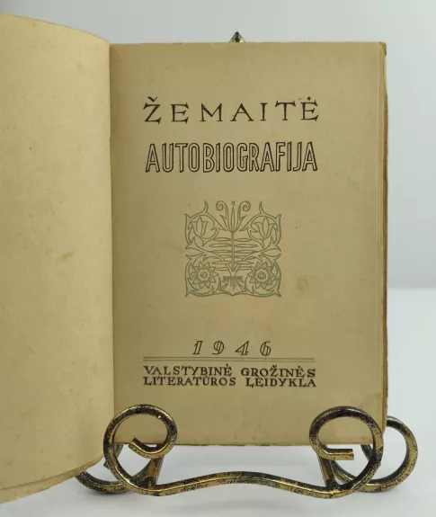 Žemaitė autobiografija 1946m.