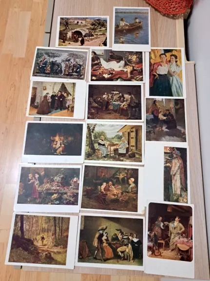 Šešiolika 1958 metų atvirukų