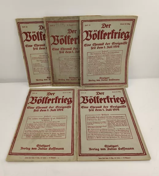 Der Bolferfrieg 1914m.