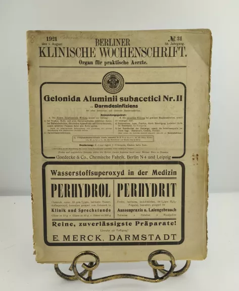 Berliner Klinische Wochenschrift 1921m.