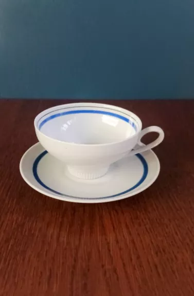 Puodelis su lėkštute, 200ml, Weisswasser