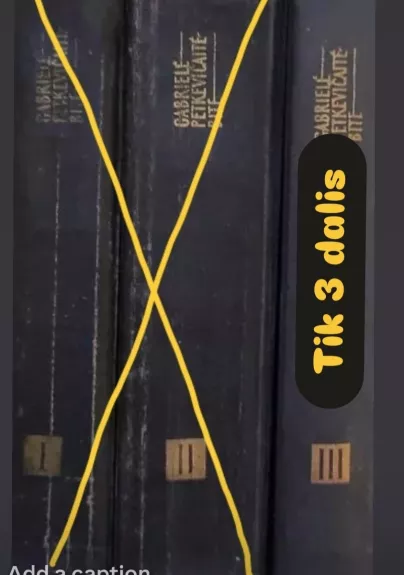 RAŠTAI 1, 2, 3 tomai