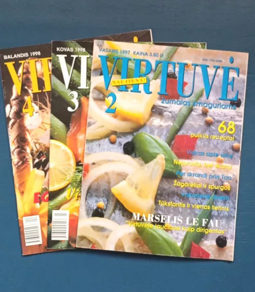 Žurnalai "Virtuvė", 1997-1998m., 3vnt.