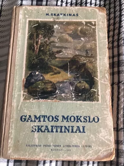 Gamtos mokslo skaitiniai IV klasei,  Antivarinė knyga 1958