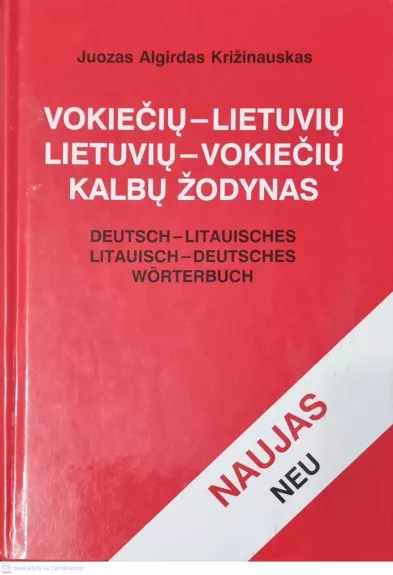 Vokiečių-lietuvių lietuvių-vokiečių kalbų žodynas