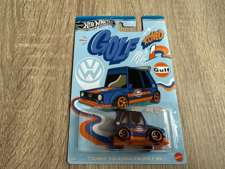 Tooned Volkswagen Golf MK1 Gulf Hot Wheels