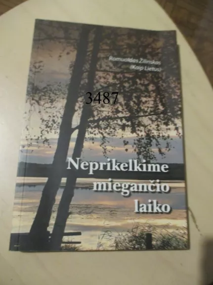 Neprikelkime miegančio laiko