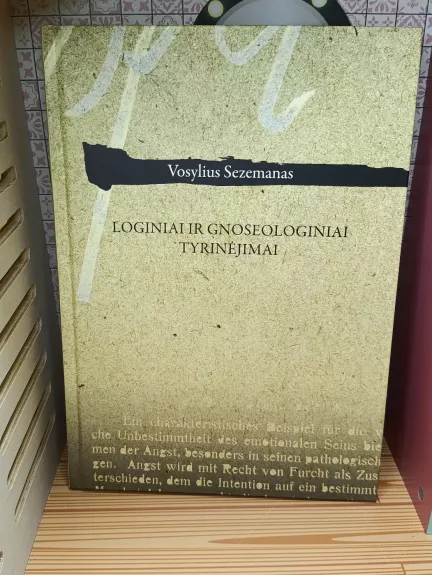 Loginiai ir gnoseologiniai tyrinėjimai